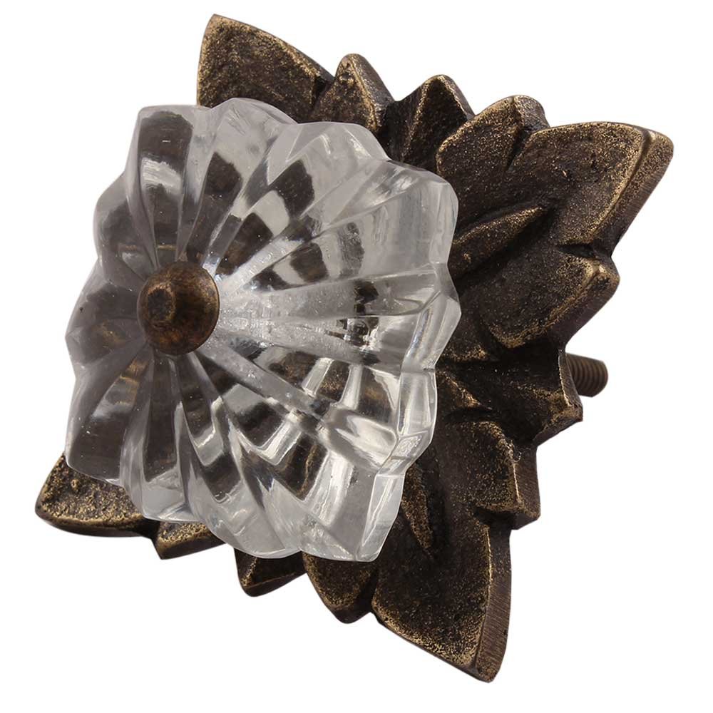 IndianShelf 2 Packs Glass Clear Square Marigold Flower Drawer Knobs for Kitchen Cabinet Hardware Decorative Door Pulls Dresser Luxury Handmade (B093GP7JM2) Amazon Price History, Amazon Price Tracker