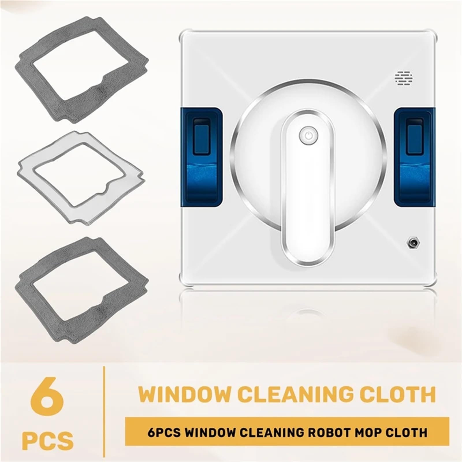 6PCS Fenster Reinigung Roboter Mopp Tuch Reinigung Lappen Handtuch Staub Tuch Reinigung Tuch Kompatibel Mit LIECTROUX YW509