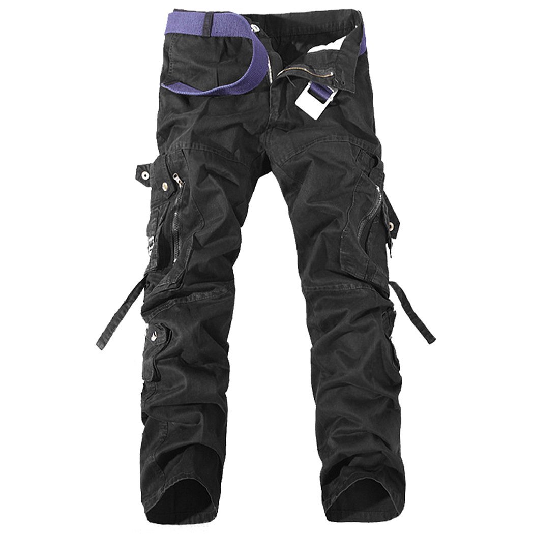 *p(R)ojectR® 黒 カーゴパンツ Lサイズ ワンフォークロージング 1111clothing ◇ZIP使い ワイドカーゴ