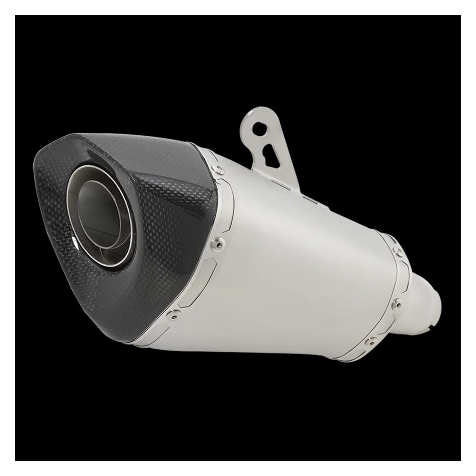Marmitta Scarico Moto Per SUZUKI Per GSX-S1000 2015-2020 Moto Sistemi Di Fuga Scarico Centrale Collegamento Tubo In Fibra Carbonio Silenziatore
