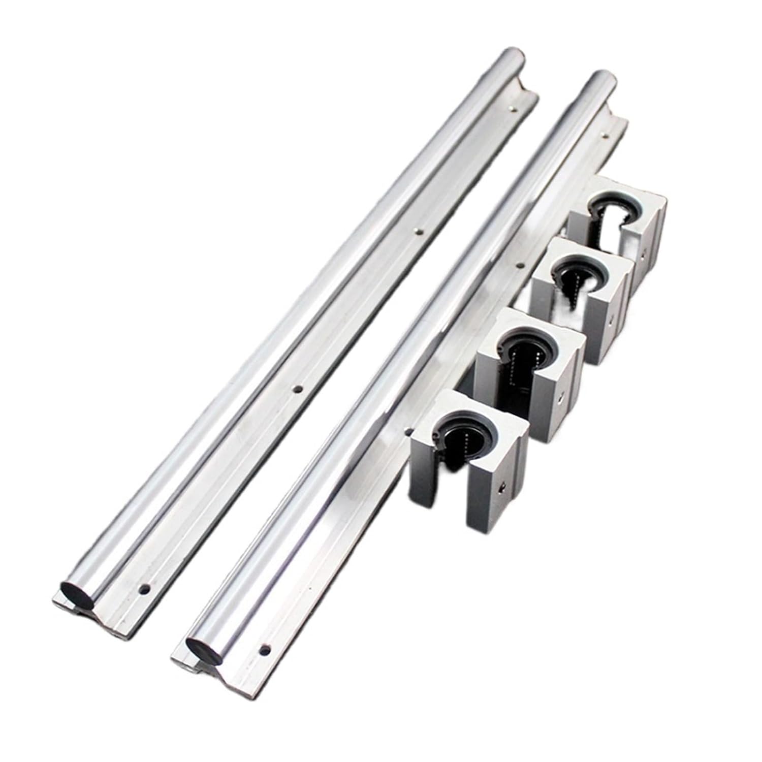 Sliding Guides Linear Motion Guides Linear Guide 2pcs SBR16 1100mm Support Rail + 4pcs SBR16UU Beairng Slider Blocks