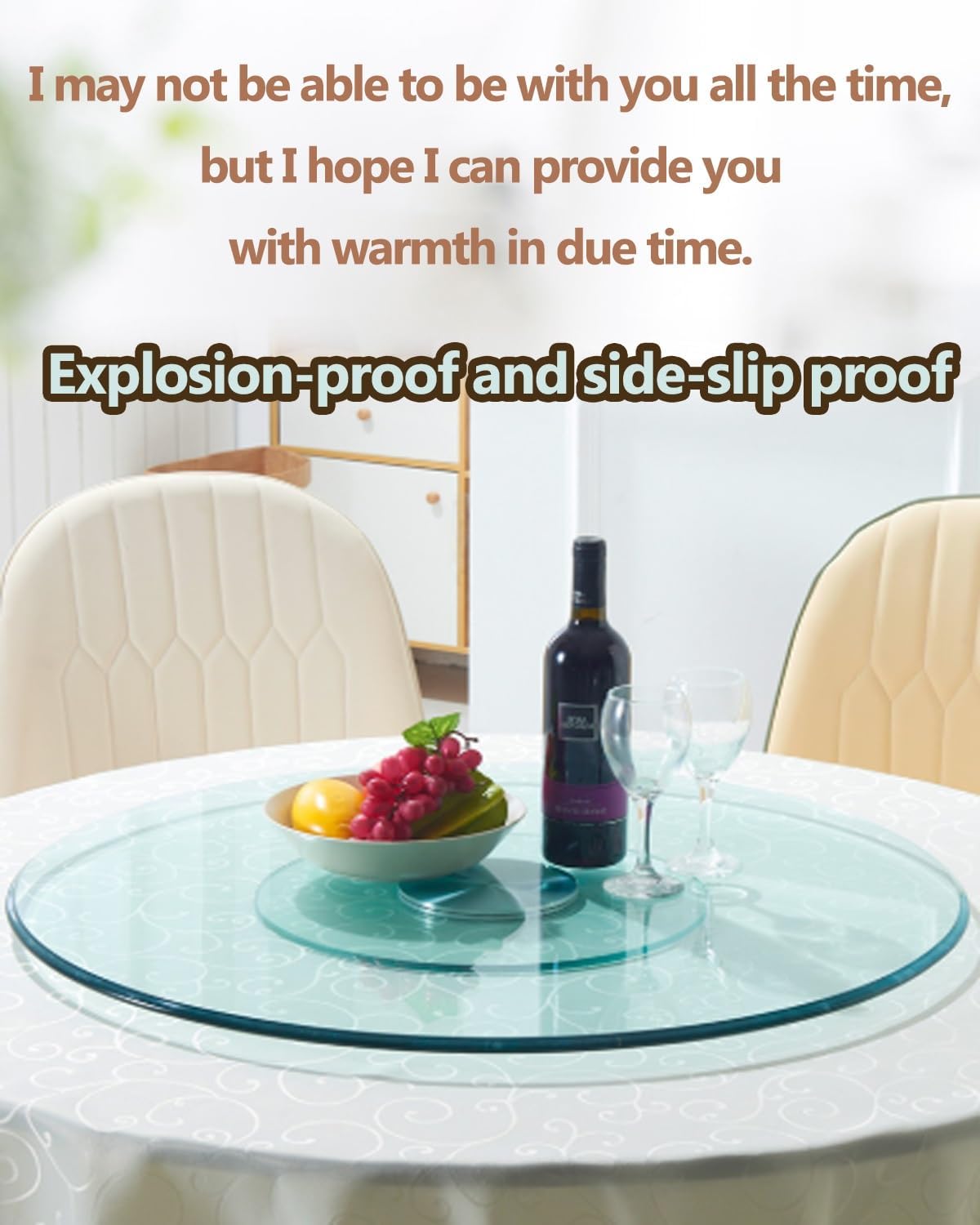 Large Lazy Susan for Table Top,Dining Table Rotating Tray,Dining Table Rotating Center Serving Tray,for Various Occasions