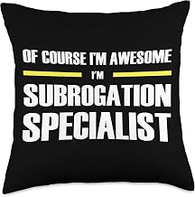 The Original Awesome Subrogation Specialist Throw Pillow