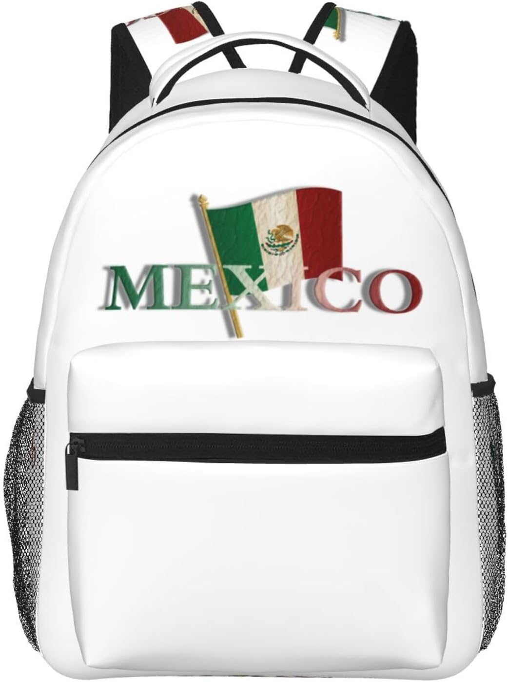 Mexico Backpack Math Mexico Flag Backpacks Travel Hiking Camping Bag Mexican Bag Casual Daypack Lightweight Backpack