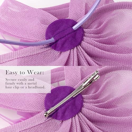 Image of DRESHOW Women Fascinator Hats Tea Party Hat Vintage Pillbox Hat Headband for Cocktail