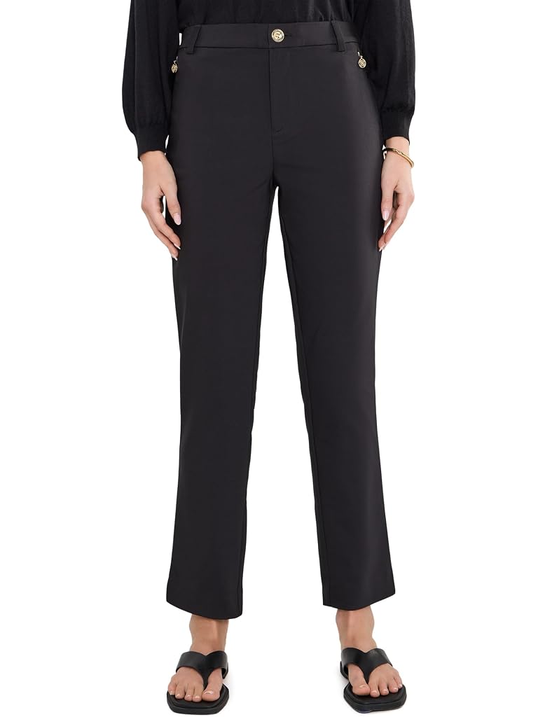 Black Lilly Pulitzer Ana High-Rise Pants