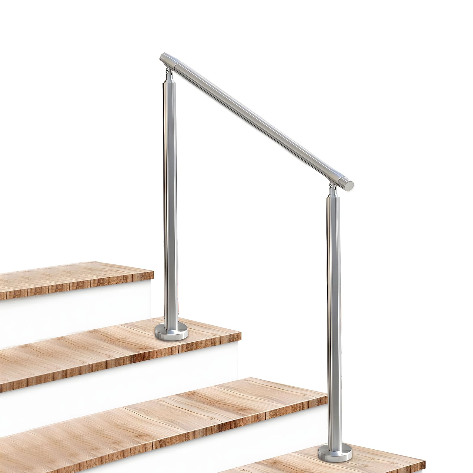 Amazon | SunlitCorner 屋外 階段 手すり ステンレス製 DIY 手