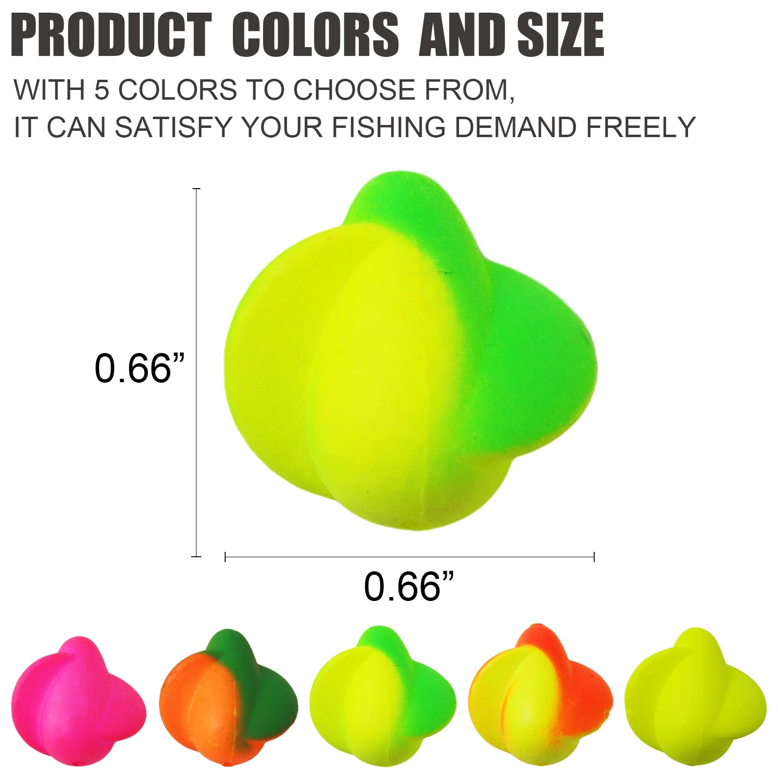 MAFIMOEA 80/60/45 PCS Bullet Fishing Foam Floats Snell Float Surf Pompano Rigs Float for Spinner Rig Making Fly Fishing Strike Indicators for Trout Catfish Walleye