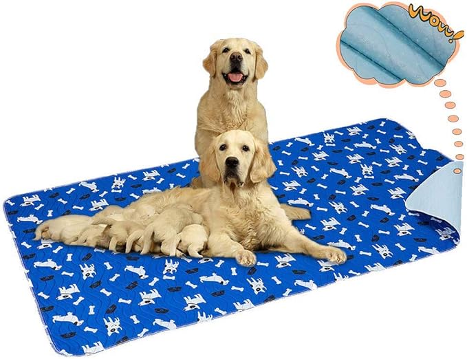 Yangbaga Washable Reusable Dog Training Pads XXL（64"X 36" ） Dog