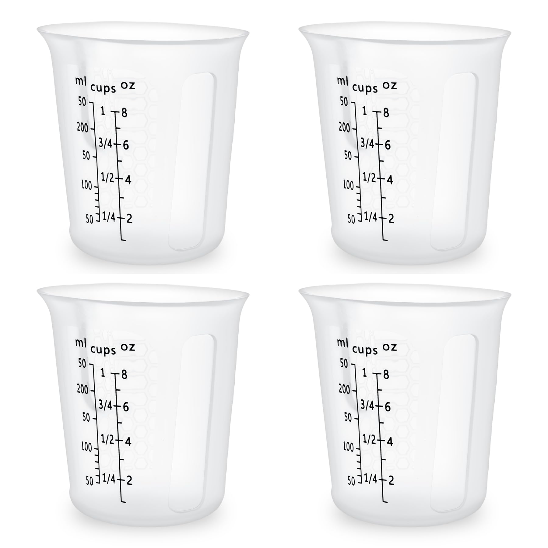 SWIGRANCE Silicone Measuring Cups 4-Pack