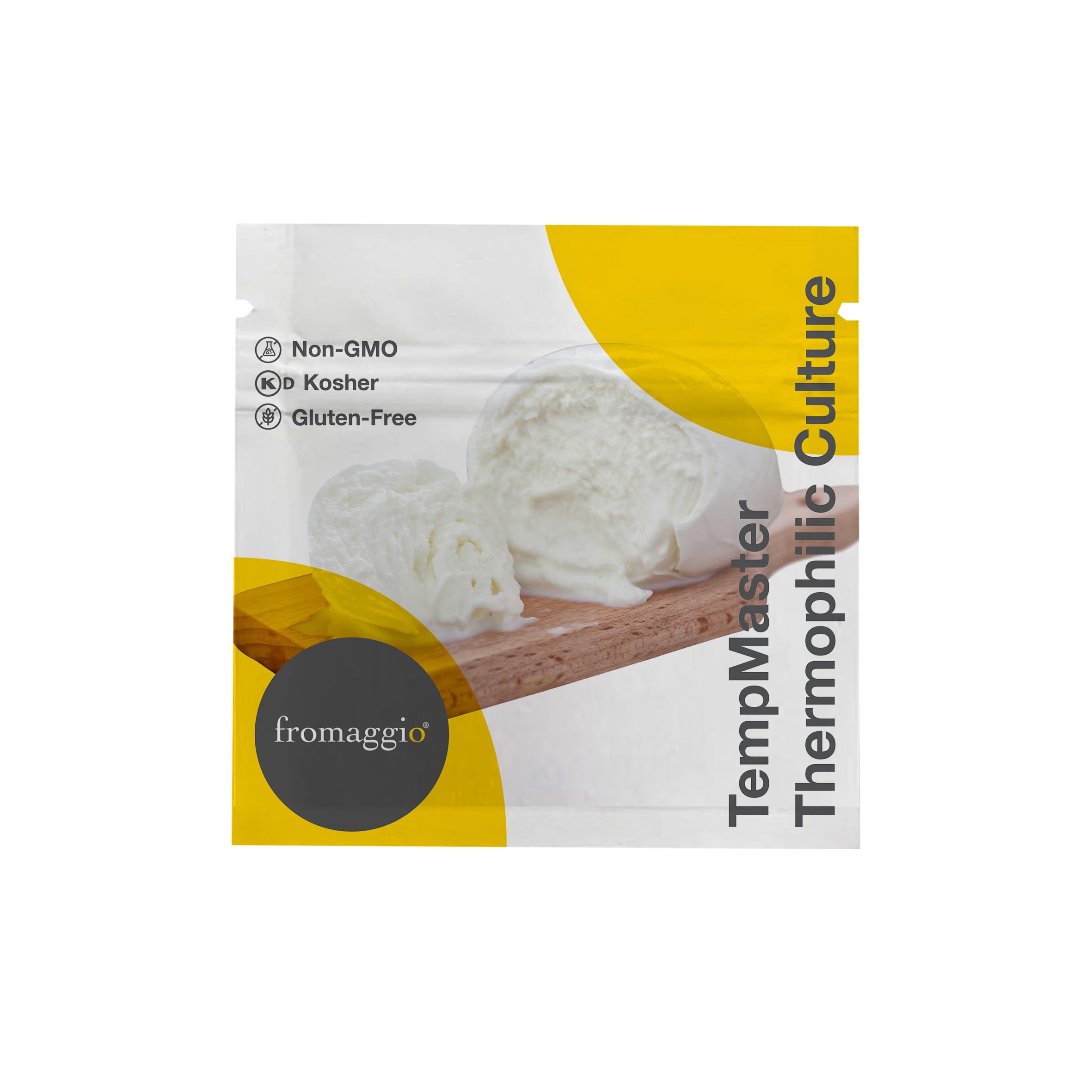 Fromaggio TempMaster Thermophilic Culture - Premium Starter Culture for Mozzarella, Parmesan, Provolone, Romano, Swiss and Gruyere and More | Vegetarian, Non-GMO, Kosher, Gluten-Free.