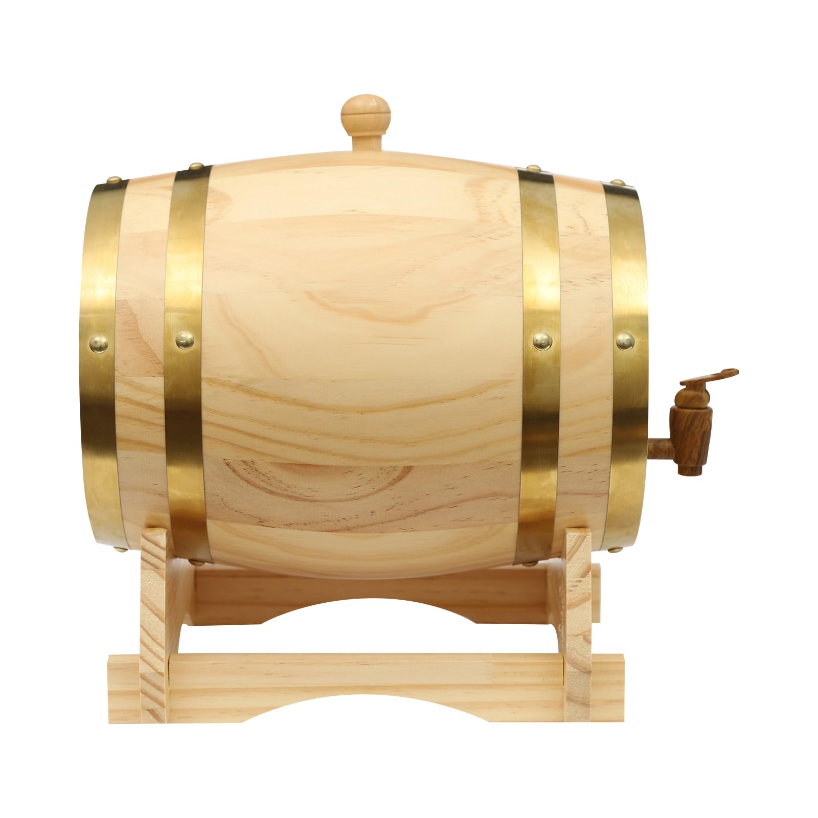 3L Tonneau En Bois De Chêne De Vintage Pour Porto Rhum à La Bière Et Au Whisky-ROE - La Cave