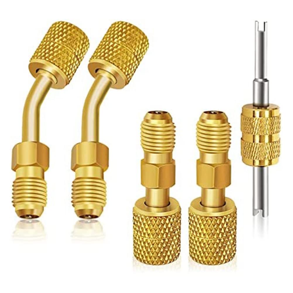 PURPLLE R410A Mini Split Adapter Kit, R410A Adapter Kit, R410A Swivel Adapters, for Mini Split System HVAC Air Conditioner