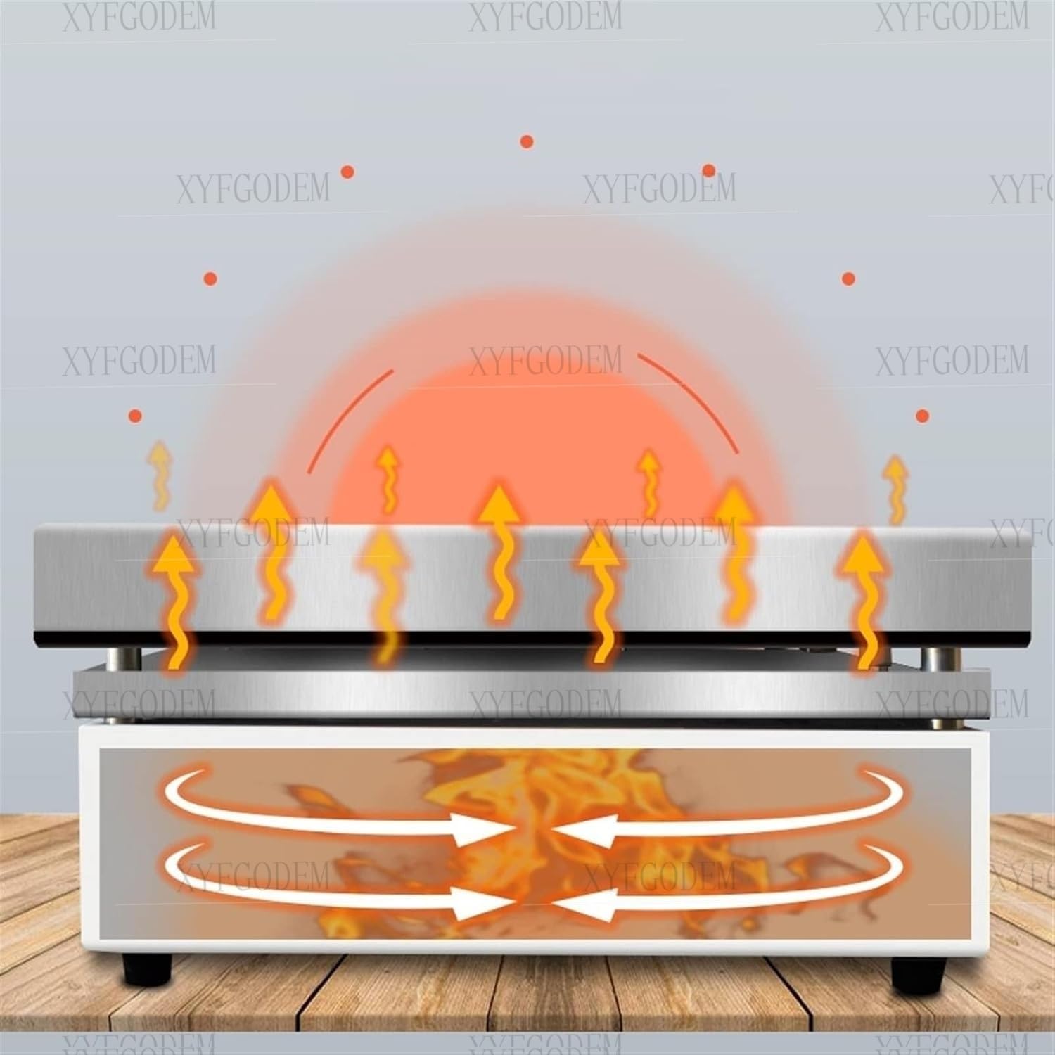 Labor-Heizplatte mit einstellbarem Thermostat, Edelstahl-Oberfläche, schnelle und präzise Erwärmung für wissenschaftliche Experimente, professionelle Verwendung