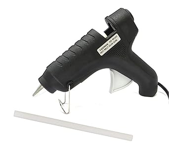 Black 40W 40 Watt Glue Gun With 1 Hot Melt Glue Sticks