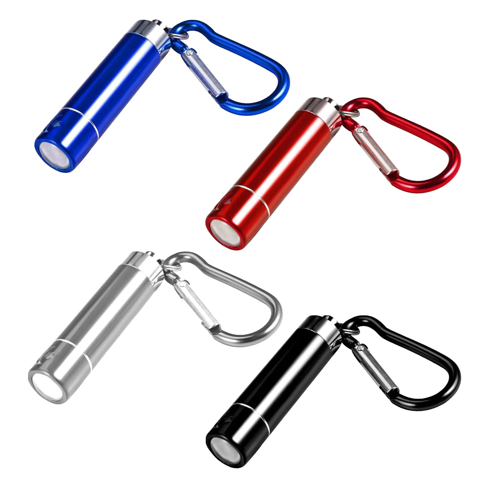 Mini Torcia Portachiavi LED 18 Pezzi In Alluminio 6 Colori – Piccola E Potente Per Campeggio E Regali
