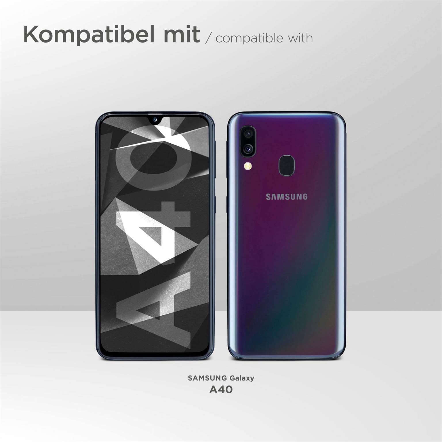 Set Moex Per Sony Xperia 1: Custodia A Libro In Similpelle Con Chiusura Magnetica + Pellcola HD, Nero