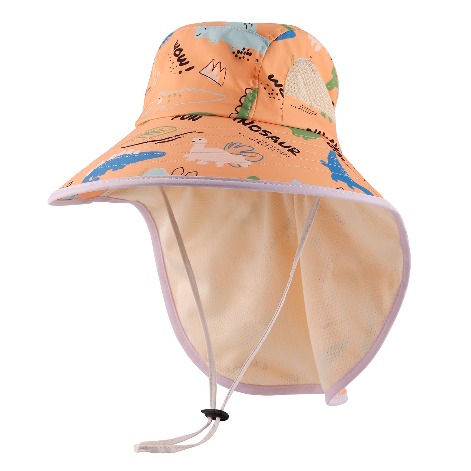 MK MATT KEELY Sombrero de Playa con ala Ancha para Bebés Niños Niñas 2-8 Años Gorro de Verano Seco RáPido UPF 50+ Protección del Cuello