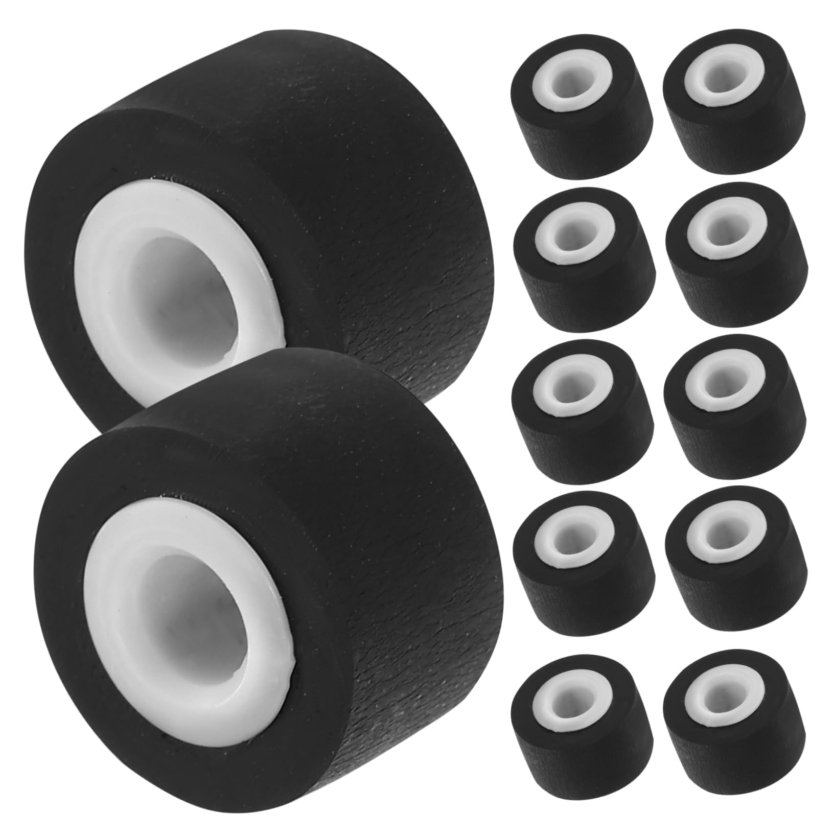 BELLIFFY 12pcs Pinch Roller for Tape Recorders Replacement Parts for Audio and Video Machines Sturdy and Wear-Resistant Compatible Personal Stereos and Radios