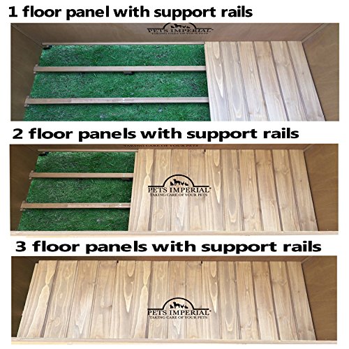 Pets Imperial® Haustiere Imperial® Extra Large Isoliert Holz Norfolk Hundehütte Mit Abnehmbarem Boden Für Einfache Reinigung - 2