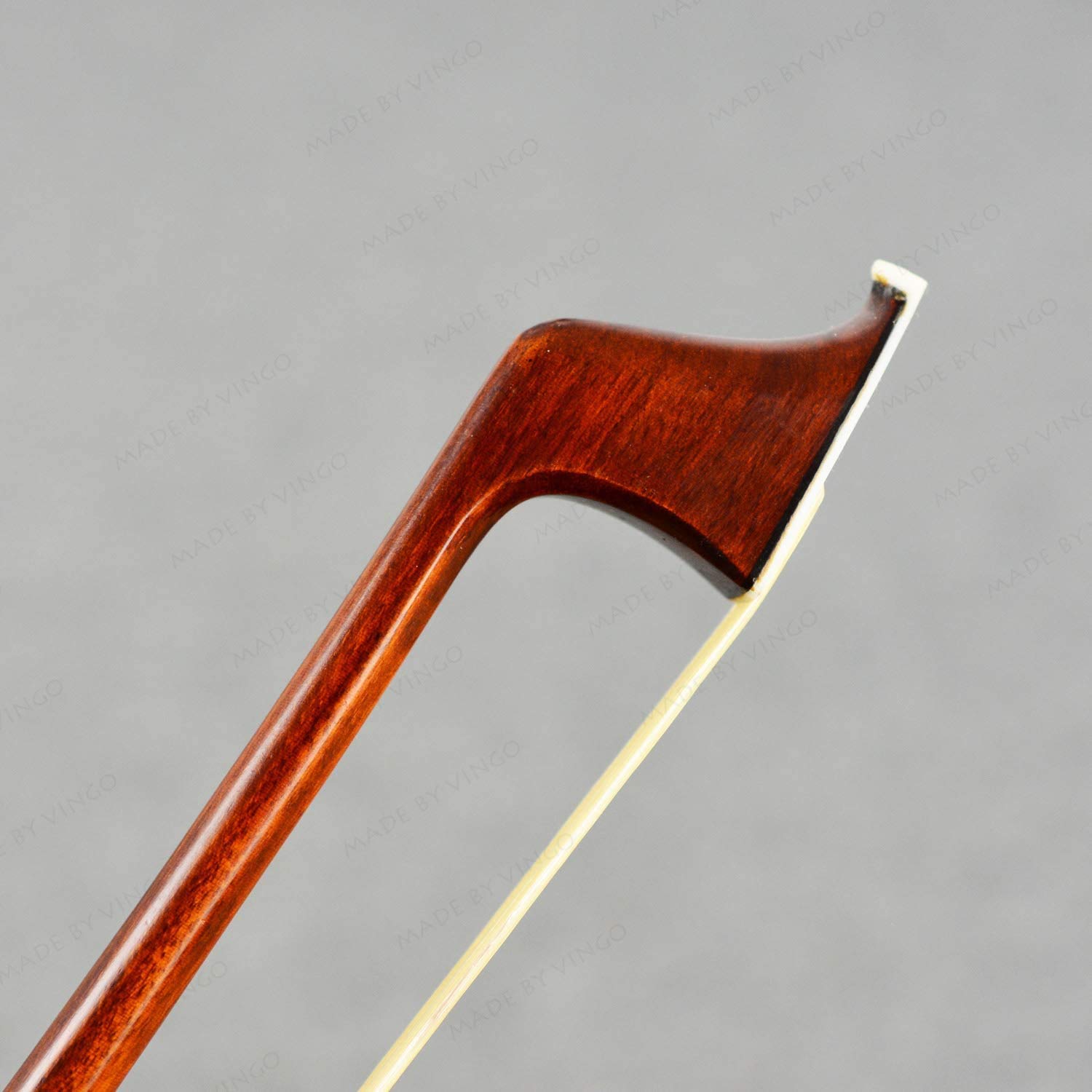 Archet violoncelle Pernambuco taille 4/4 VINGOBOW 813C Master Level Round Stick Sartory modèle yeux parisiens grenouille ébène bien équilibré Son naturel doux Crin de cheval
