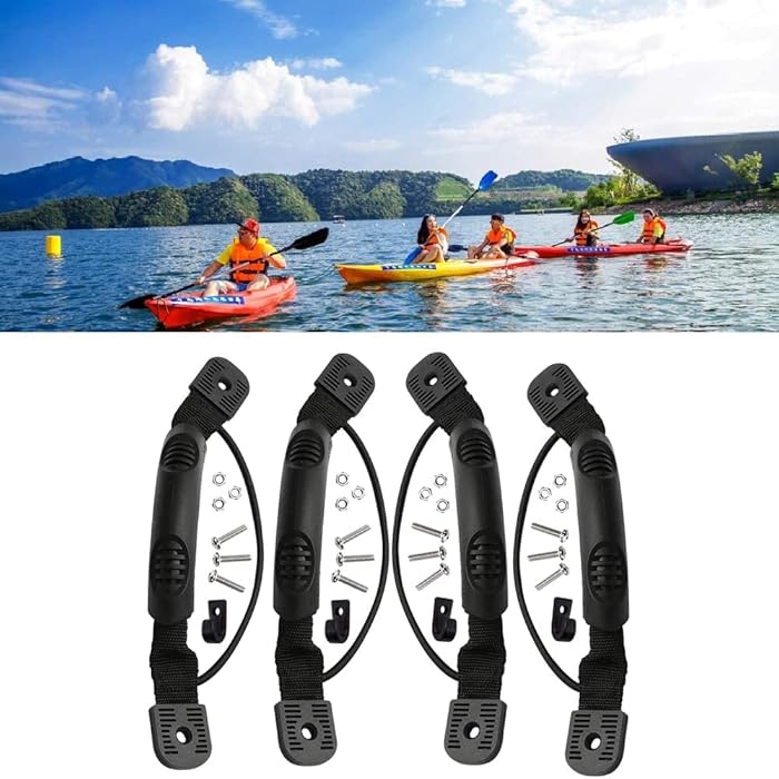 Buy Kayak Handle Carry Handles Mount Paddle with Screws and Bungee Cord