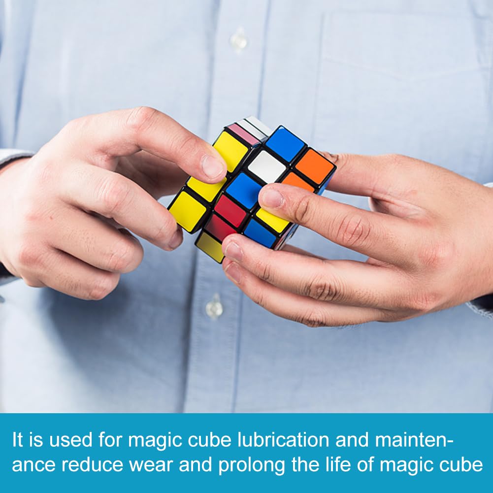 Silicone Oil Lube for Magic Cube,3ml Lubricating Speed Oil Transparent,Improves Speed,Prevents Rust,Make Cube Smooth,Magic Cube Accessory,Easy to Use,1pc - Image 2