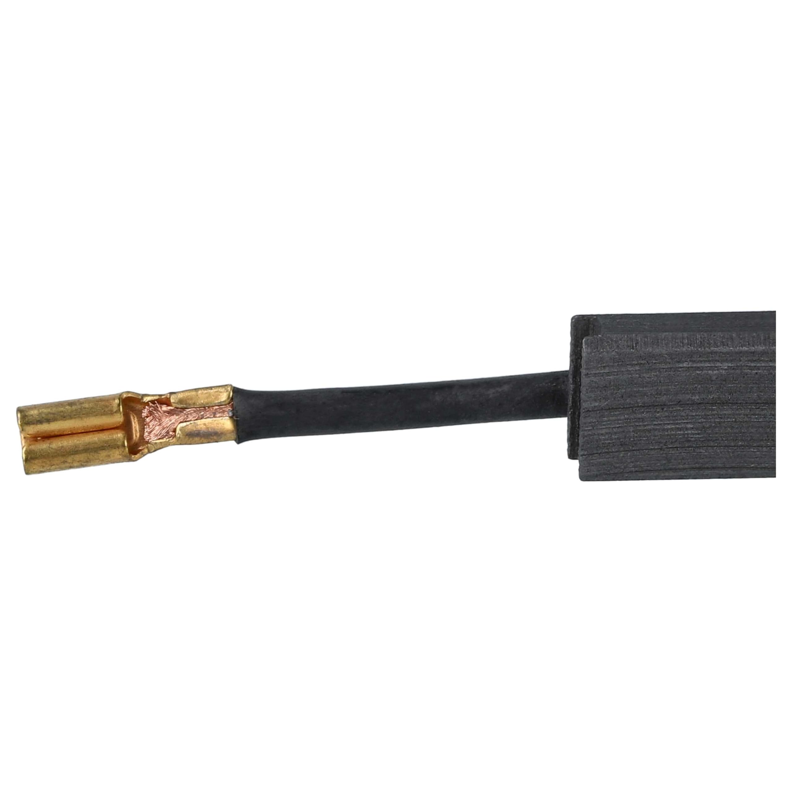 Grattoir Joint Carrelage ECSiNG Lot 2 Paires Balais Charbon 5x5x8mm Avec Ressort - Compatible Bosch 300/395/595/3000 Pièce Rechange Bosch