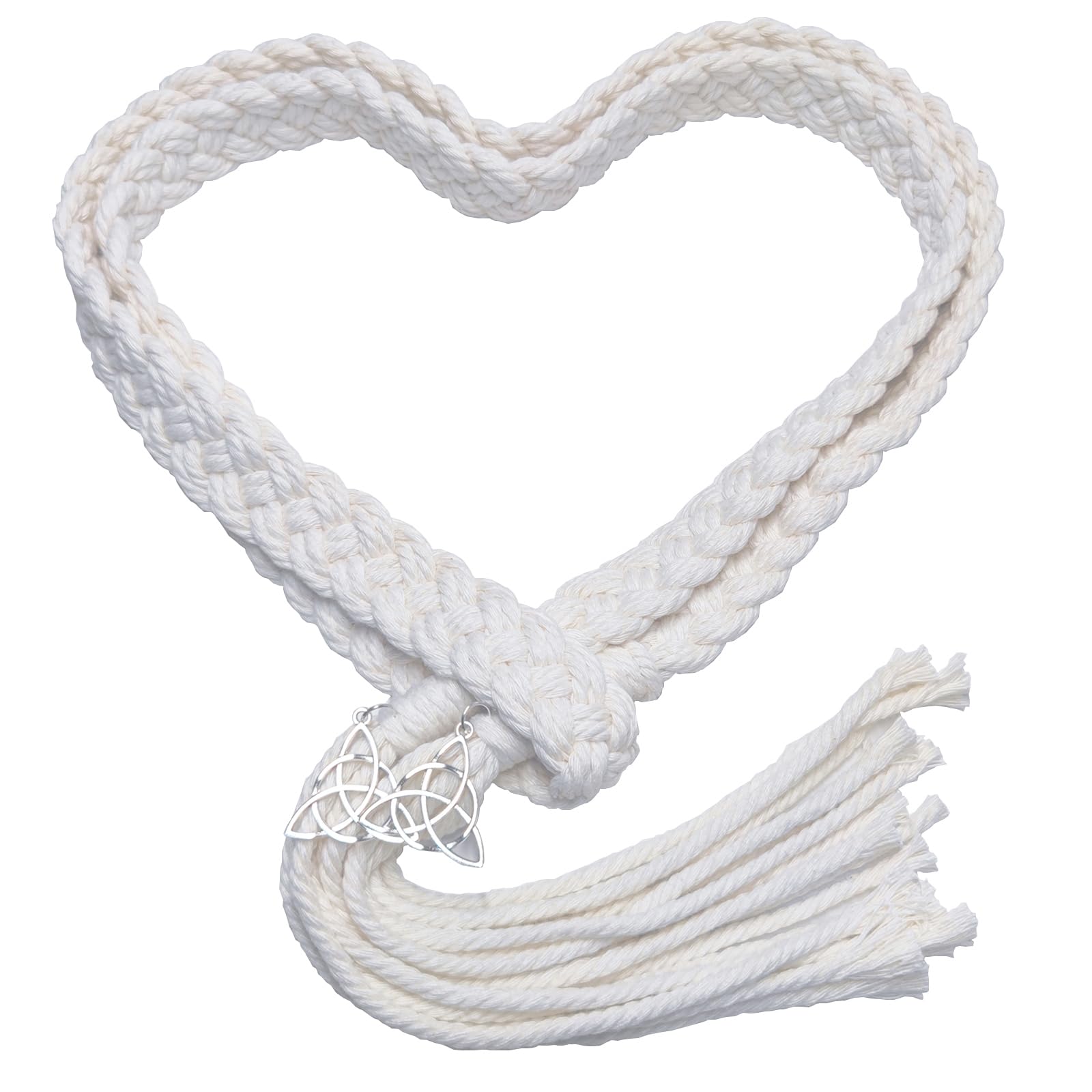 Wedding Lasso Rope,Wedding Cord Traditional Celtic Pattern Rustic ，Lasso Lazos para Boda Wedding Cord for Traditional Catholic Wedding Ceremony，Bridal Gift (Ivory)