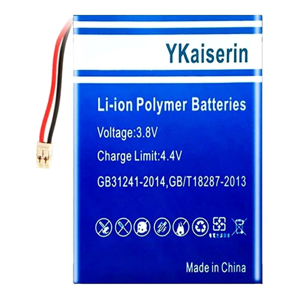 High Capacity Tablet Battery Compatible for Kobo Glo HD Tolino, Kobo Clara HD E-Book Accumulator 2-Wire Plug High-Performance 2050mAh PR-285083,with Professional Repair Tool Kit