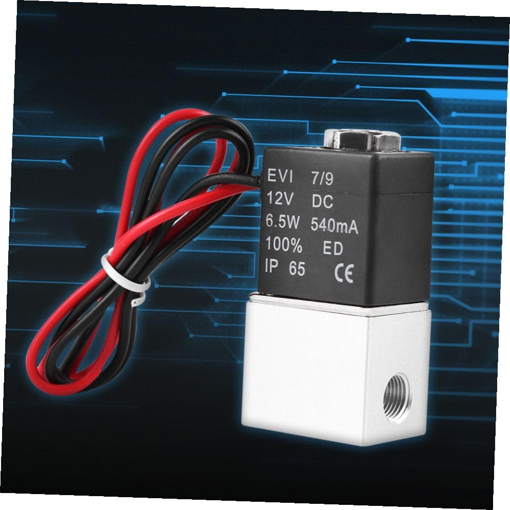 Válvula solenoide de agua DC 12V evita fugas de gas y líquido con su sellado de butilo NC 6