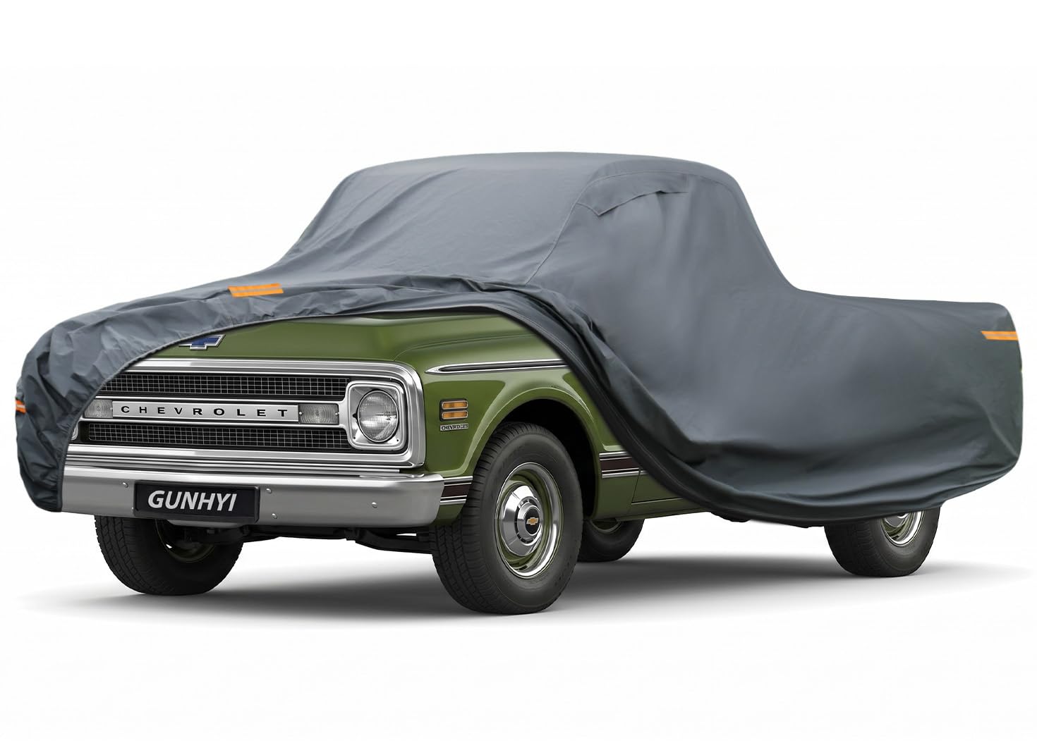 GUNHYI Small Truck Car Cover Waterproof All Weather. See Truck Size Chart