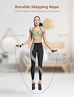 Vista 6 de GHB Agility Ladder,Football Training Equipment Set,4 Agility Hurdles, 20 feet12 Rungs Speed Ladder,12 Disc Cones,Resistance Parachute, Jump Rope, 5