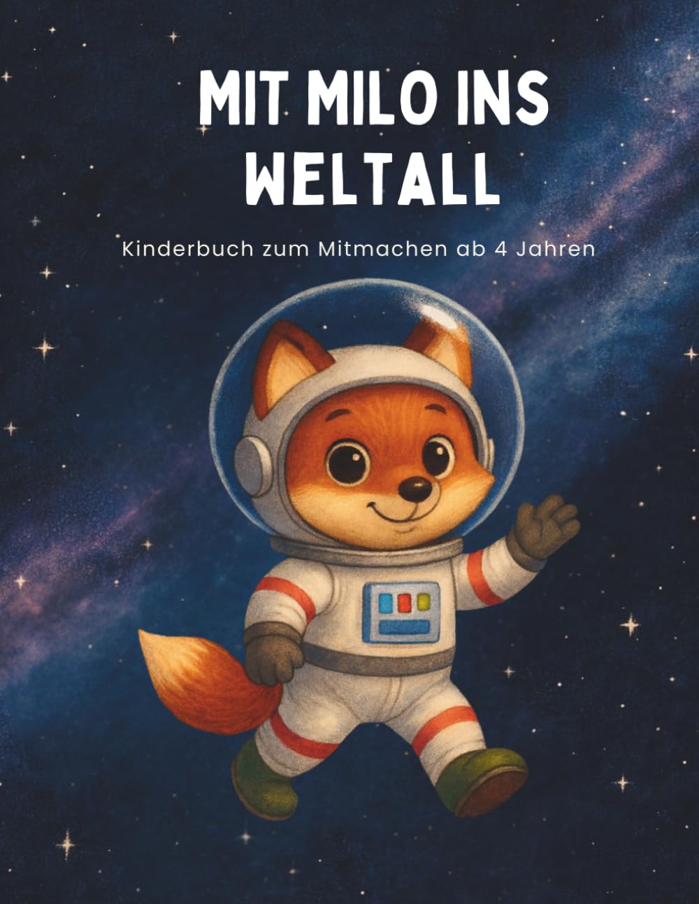 Mit Milo ins Weltall: Kinderbuch zum Mitmachen ab 4 Jahren