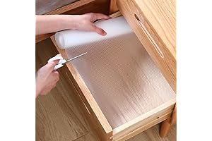 Upgraded Transparent Shelf Liners for Wardrobe Cabinet Shelves