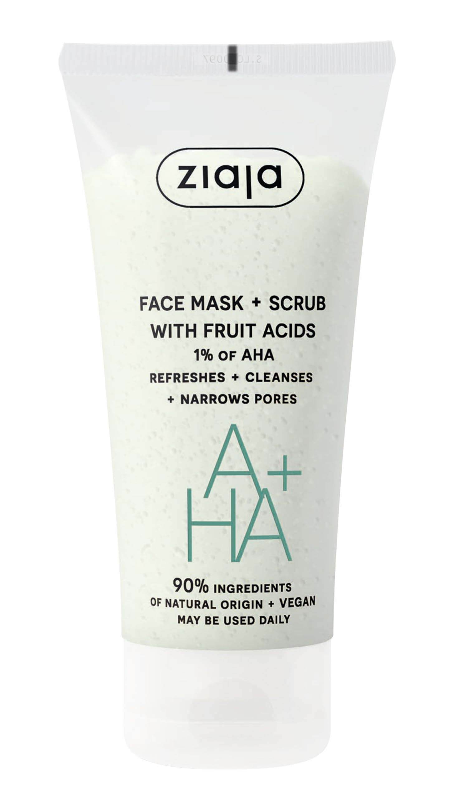 Mascarilla y exfoliante facial con ácidos frutales