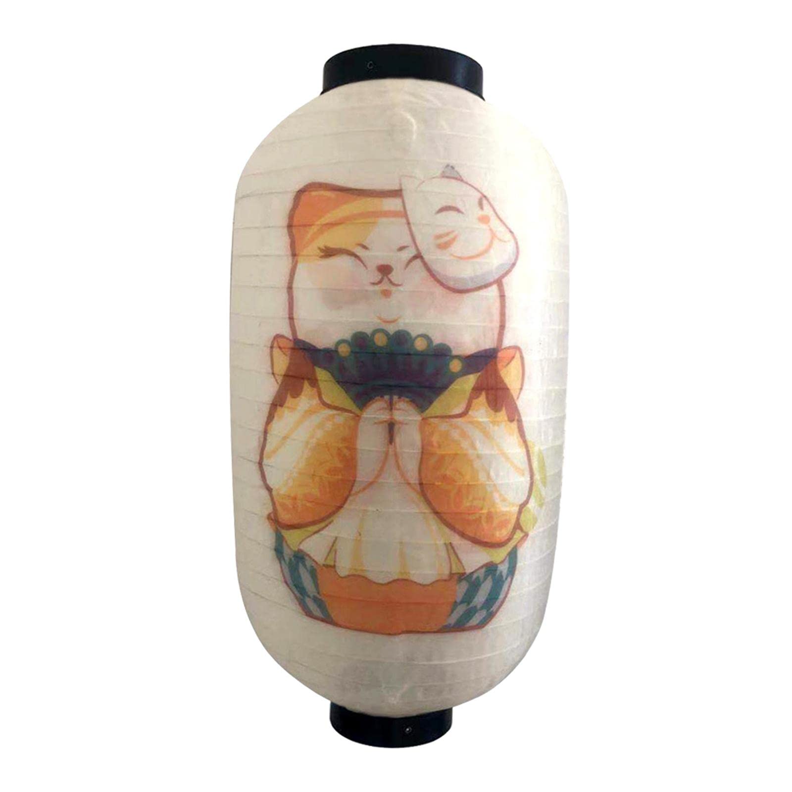 LOOM TREE® Cloth Japanese Lantern Sushi Decoration for Restaurant Orange 30x55cm | Home Decor | Plaques & Signs