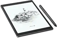 Kloudnote S Bloco de notas E-Ink de 10,1 polegadas, tablet ePaper para anotações e leitura de eBook, dispositivo eReader para notebook de 200 dpi com Stylus, sistema operacional Android - Preto