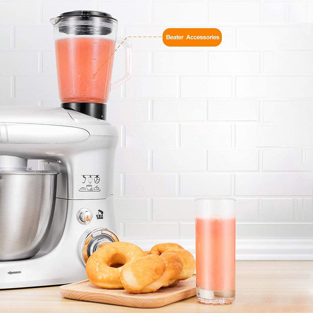 La miscelazione elettrico E impastatrice, multifunzionale automatico Cook automatico, Composizione verticale di panna da montare e la pasta Mixer,Argento