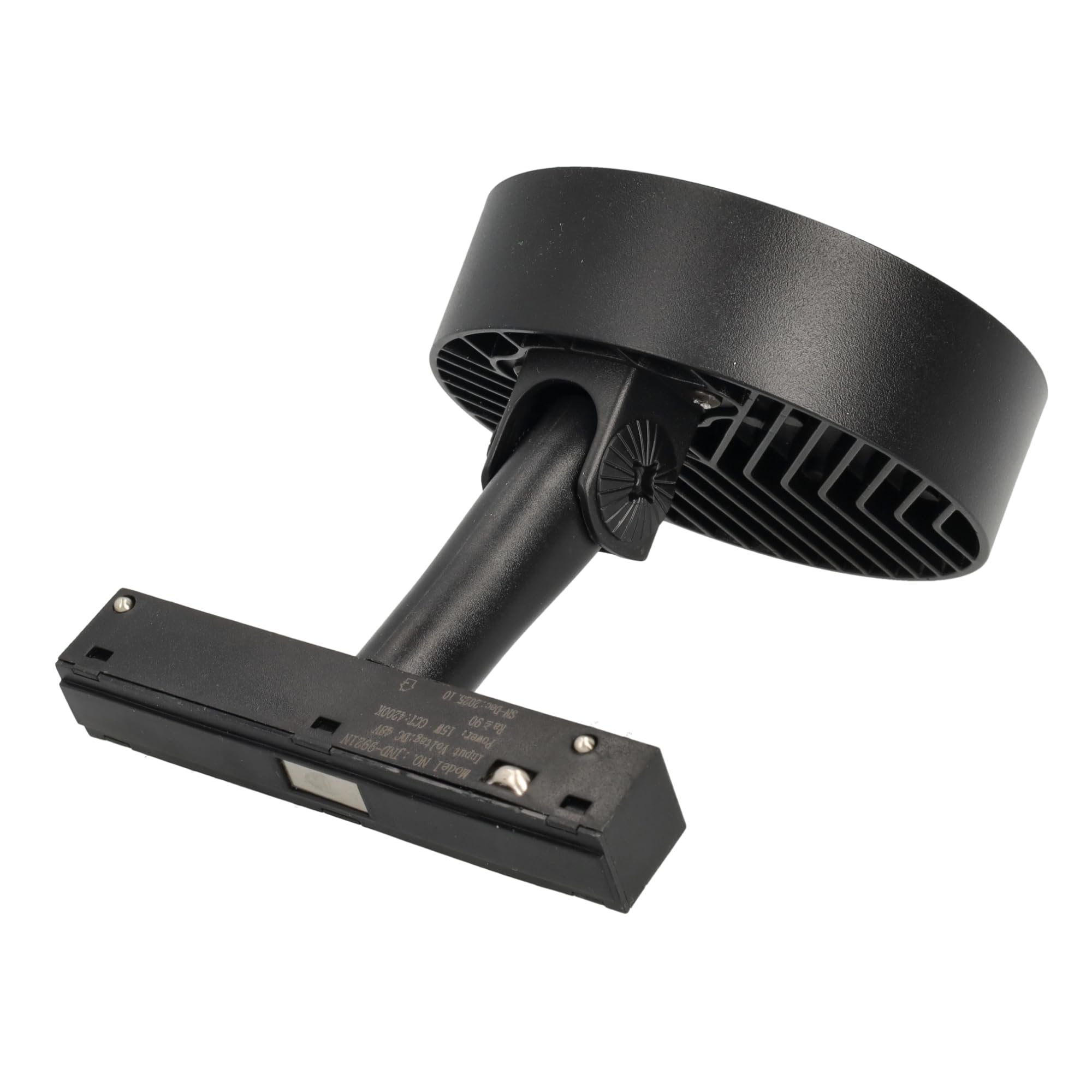 Jandei - Spot LED rail magnétique. Série plafonnier, 15 W 48 V, blanc neutre 4200 K, CRI 90. Couleur noire. Parfait pour la maison, le dressing, la vitrine, le magasin, le commerce...