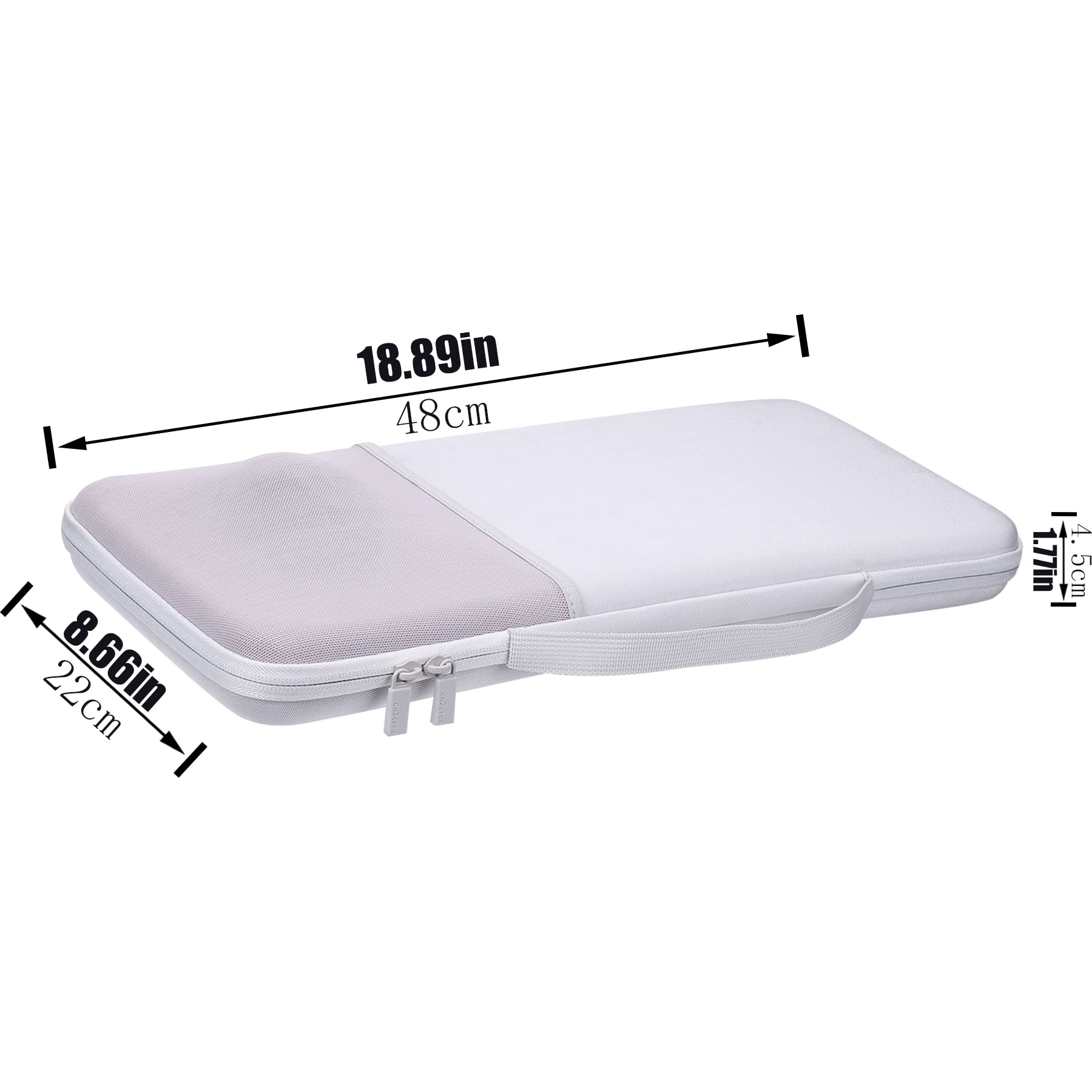 Funda rígida de repuesto para teclado inalámbrico Logitech Signature K650 Comfort de tamaño completo (funda blanca apagada) 6