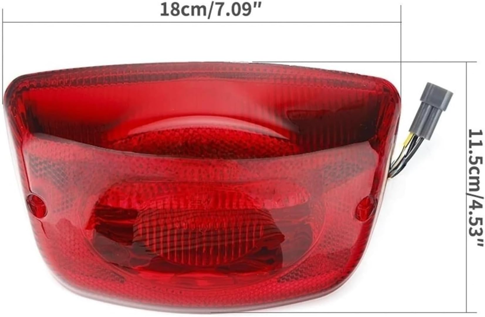 Luz Trasera para Motocicleta 150 LX Touring IE 3V 2012-2012 Luces de Freno Rojas para Motocicleta Kit de Luces traseras Luces traseras