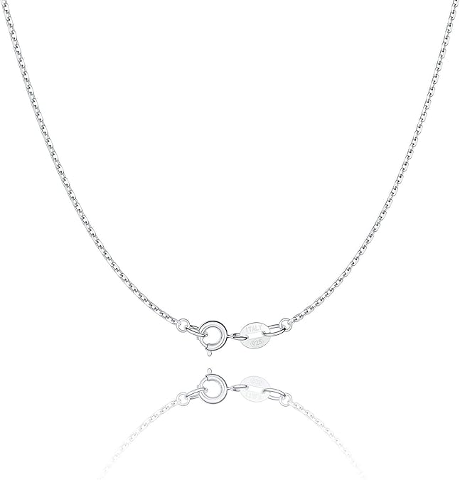 Jewlpire Sterling Silver Herringbone Necklace
