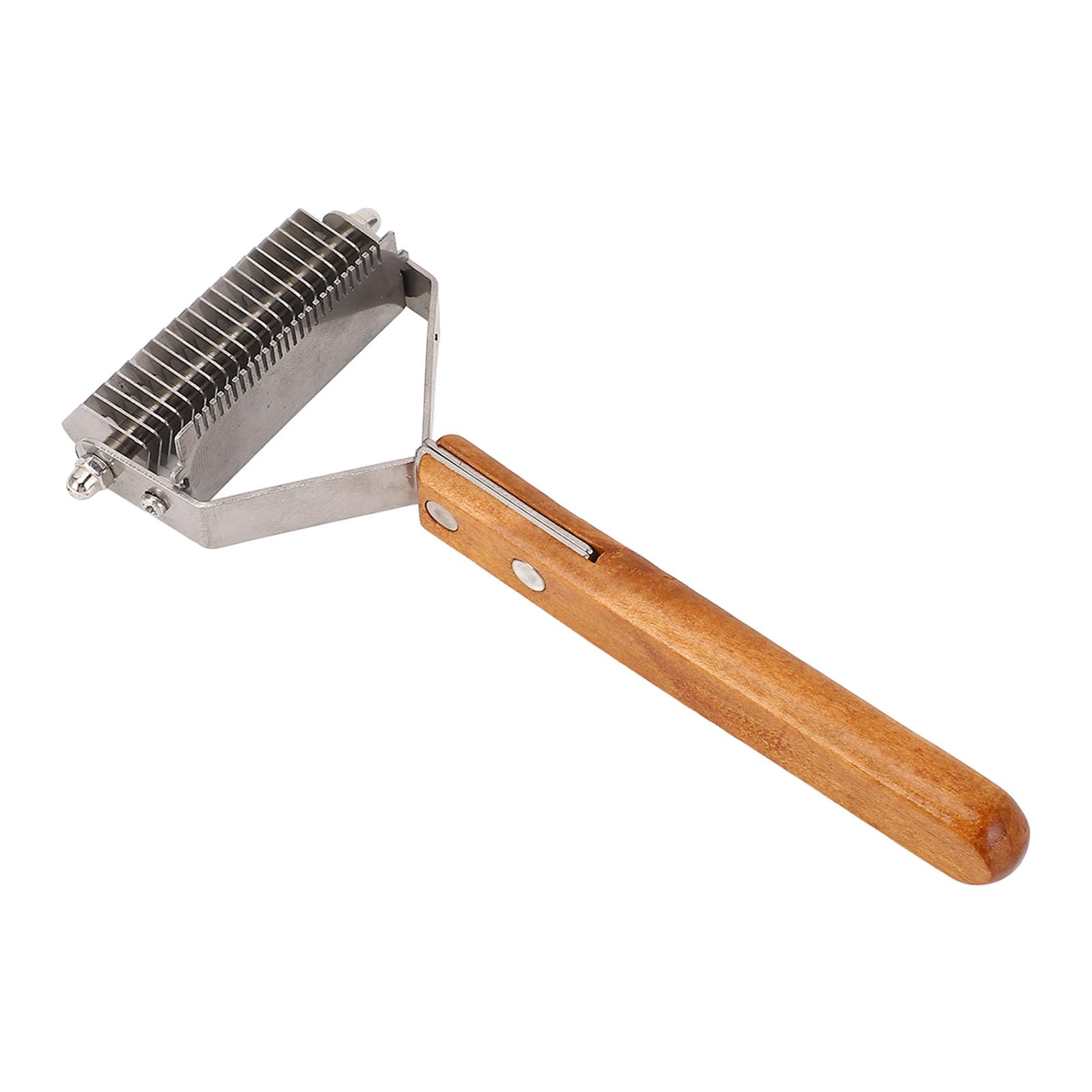 TYTOGE Pet Grooming Brush Dematting and Deshedding Stainless Steel Double Sided Undercoat Rake for Dogs Cats