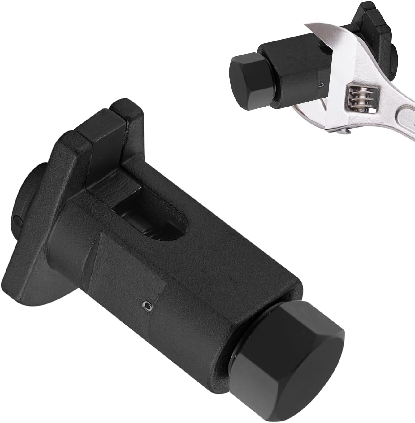 RevpoltIQ Hydraulic Shock Absorber Removal Tool, Universal Claw Ball Head Suspension Separator Labor-Saving Universal Chassis Removal Tool for Car Repair Maintenance (black)