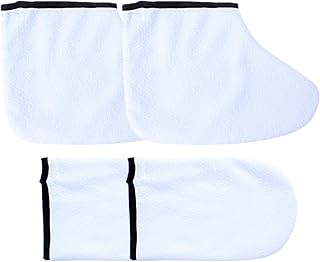 Paraffin Mittens | Hydrating Hand & Foot Care, Reusable Bath Set - For Home Care, Spa Pedicure, Daily Beauty Care, Relaxation - Women