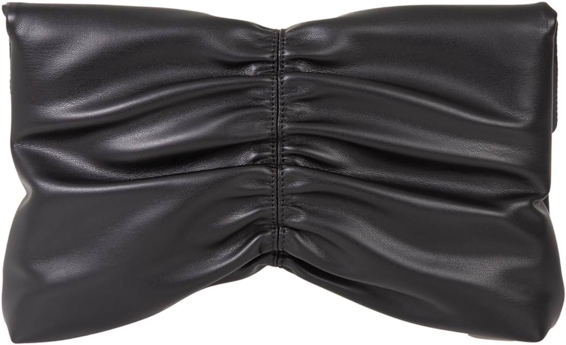 JNB Women's Synthetic Leather Winkles Clutch Party Wedding Purse - Image 2