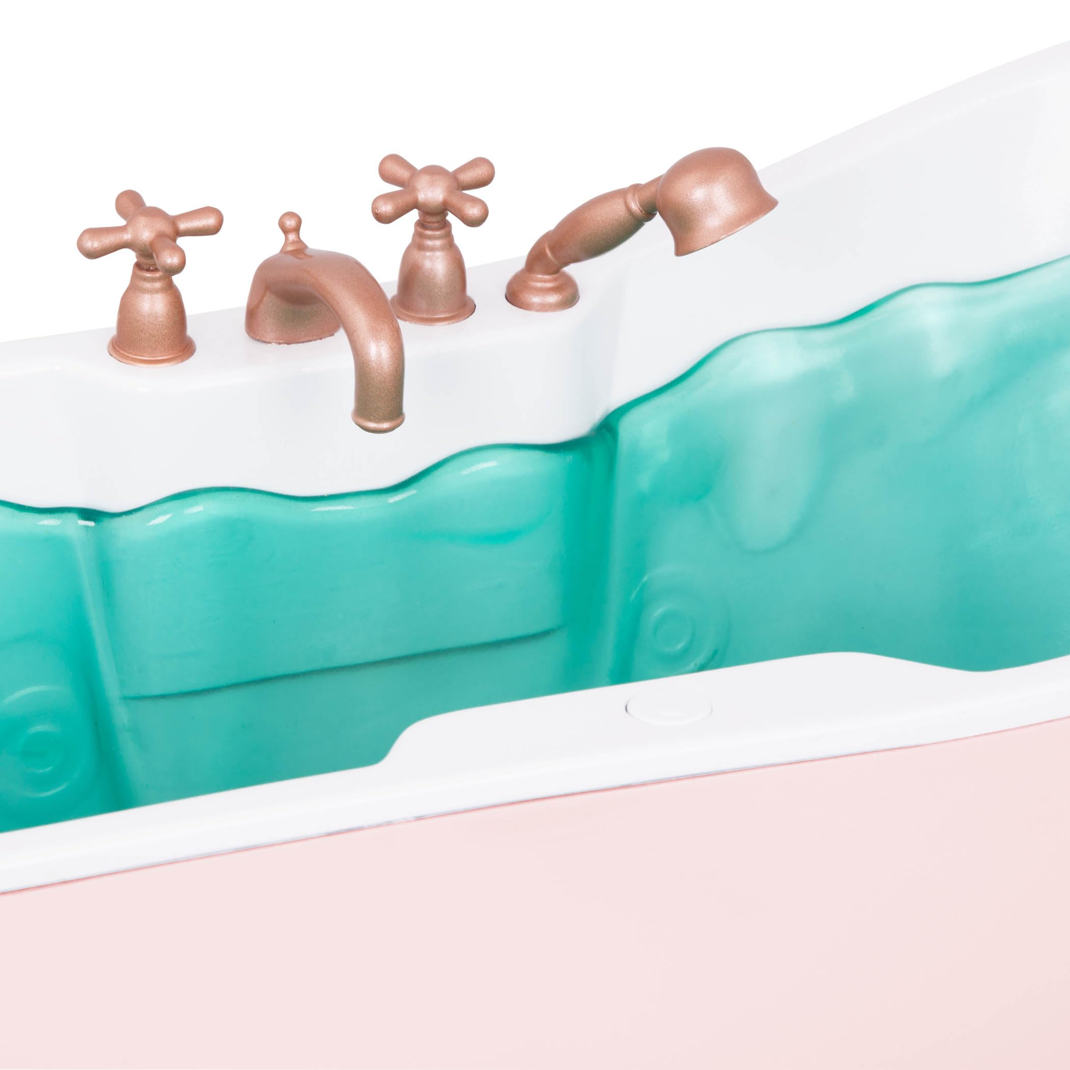 Our Generation - Set de baño y Burbujas - Accesorios para muñecas de 46 cm - Juego de bañera - Sonidos del Agua - Jugar a Simular - Juguete para niños a Partir de 3 años