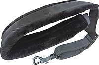 Vista 2 de Xinlink Professional Black Soft Padded Saxophone Neck Strap with Snap Hook for Alto Tenor Soprano Baritone Sax Music Accessories