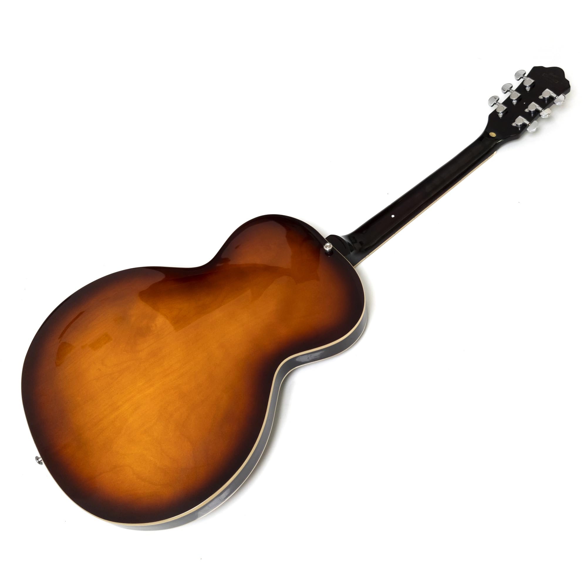 6-String Hollow Electric Guitar with Alnico V Humbucker Pickups, Maple Neck, Rosewood Fingerboard, Mahogany Body – Perfect for Jazz, Blues & Versatile Playing (yellow sunburst)